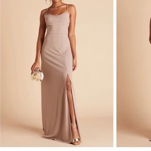 Birdy Grey Ash bridesmaid dress in Crepe Taupe-size XS